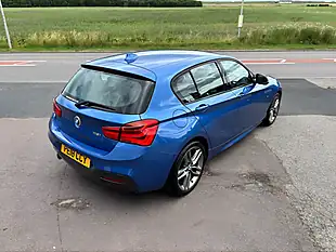Used 2018 BMW 1 Series M Sport Blue - Interior and Exterior details 2