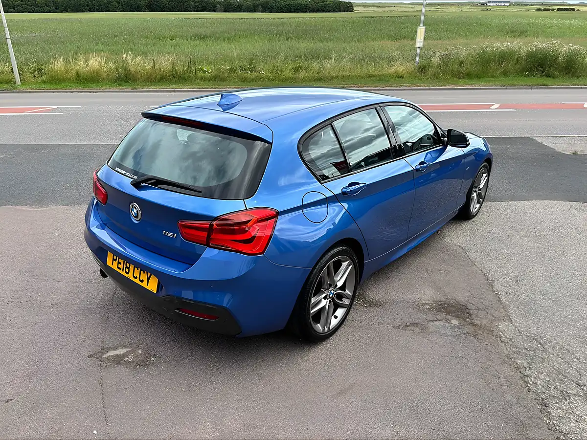 Used 2018 BMW 1 Series M Sport Blue - Interior and Exterior details 2