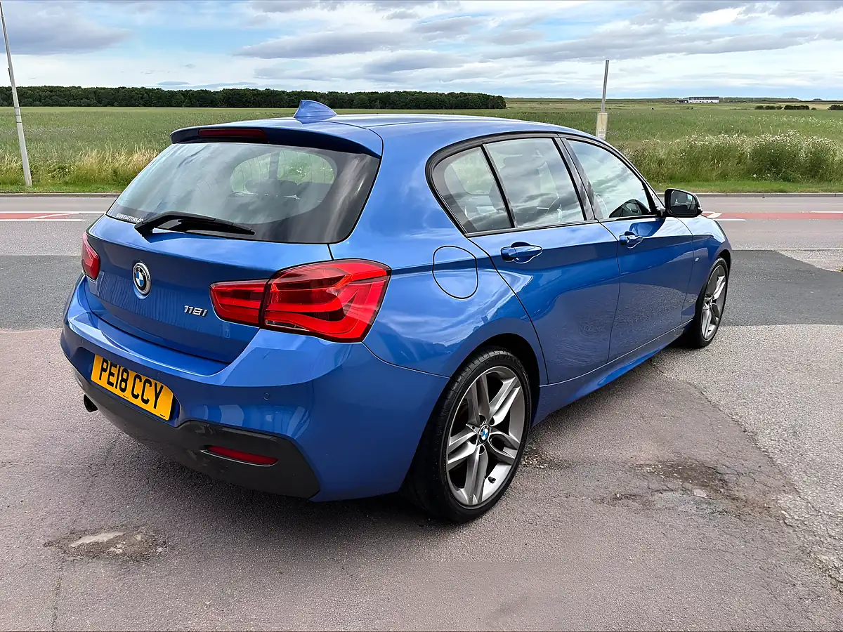 Used 2018 BMW 1 Series M Sport Blue - Interior and Exterior details 3