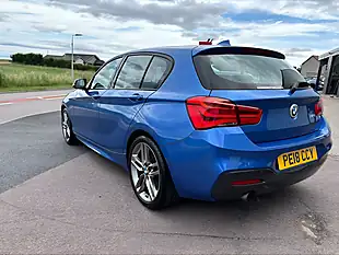 Used 2018 BMW 1 Series M Sport Blue - Interior and Exterior details 4
