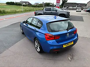 Used 2018 BMW 1 Series M Sport Blue - Interior and Exterior details 5