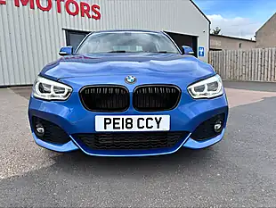 Used 2018 BMW 1 Series M Sport Blue - Interior and Exterior details 6