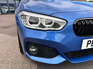 Used 2018 BMW 1 Series M Sport Blue - Interior and Exterior details 8