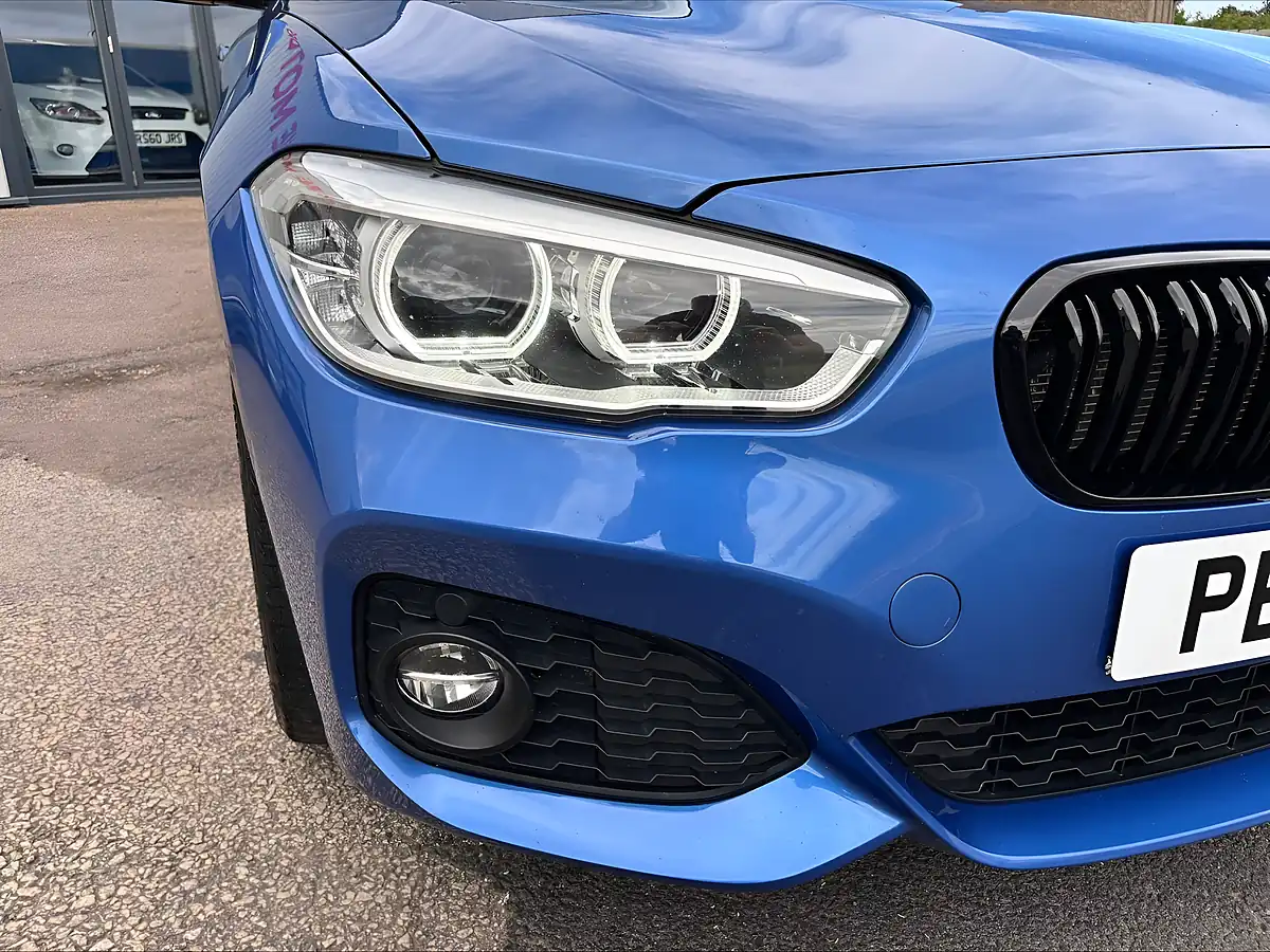 Used 2018 BMW 1 Series M Sport Blue - Interior and Exterior details 8