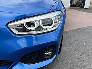 Used 2018 BMW 1 Series M Sport Blue - Interior and Exterior details 9