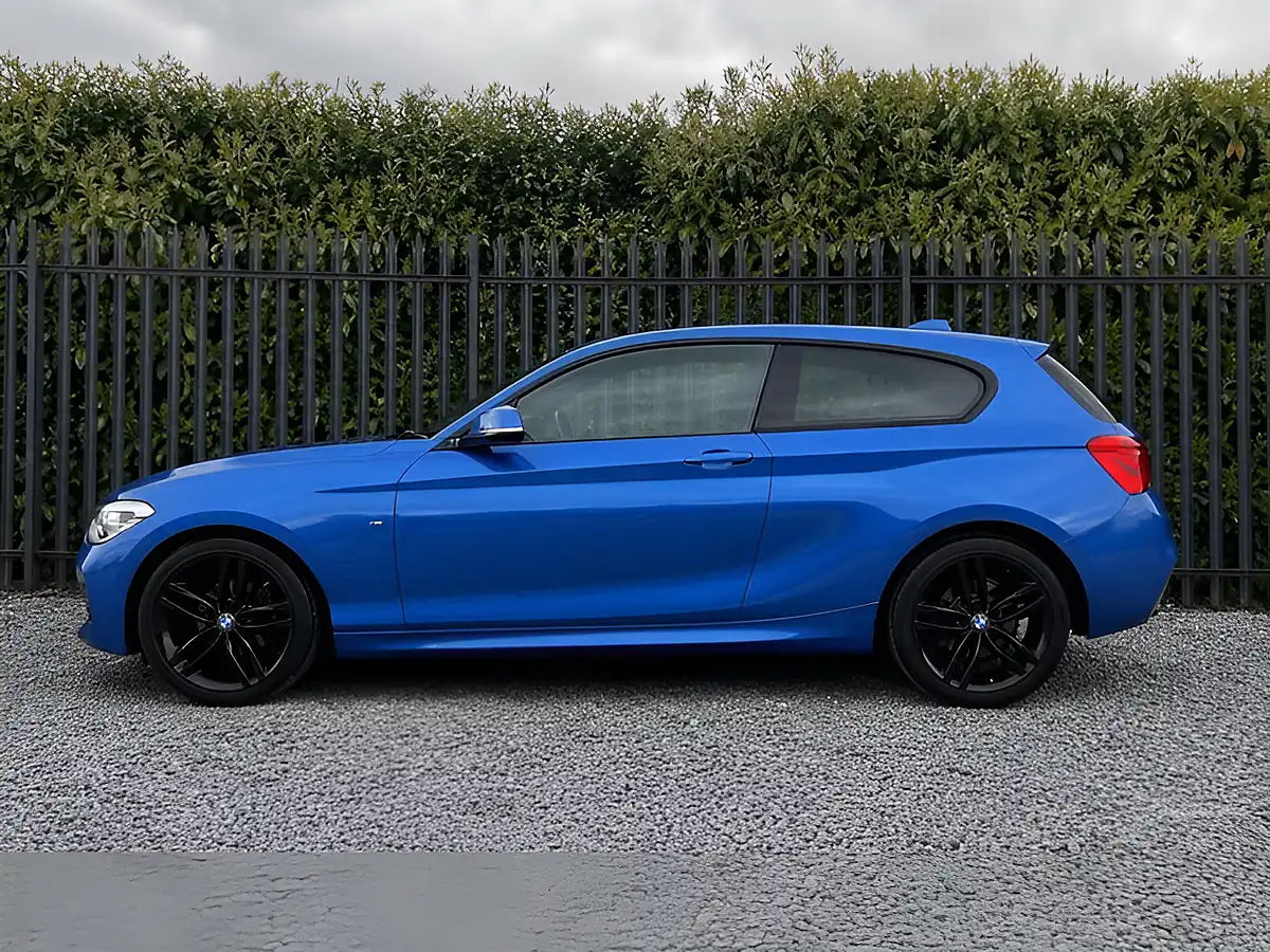 Used 2018 BMW 1 Series M Sport Blue - Interior and Exterior details 4