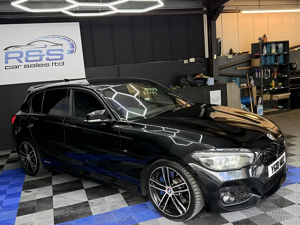 Used 2018 BMW 1 Series M Sport Shadow Edition Black - Interior and Exterior details 12