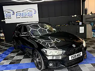 Used 2018 BMW 1 Series M Sport Shadow Edition Black - Interior and Exterior details 15