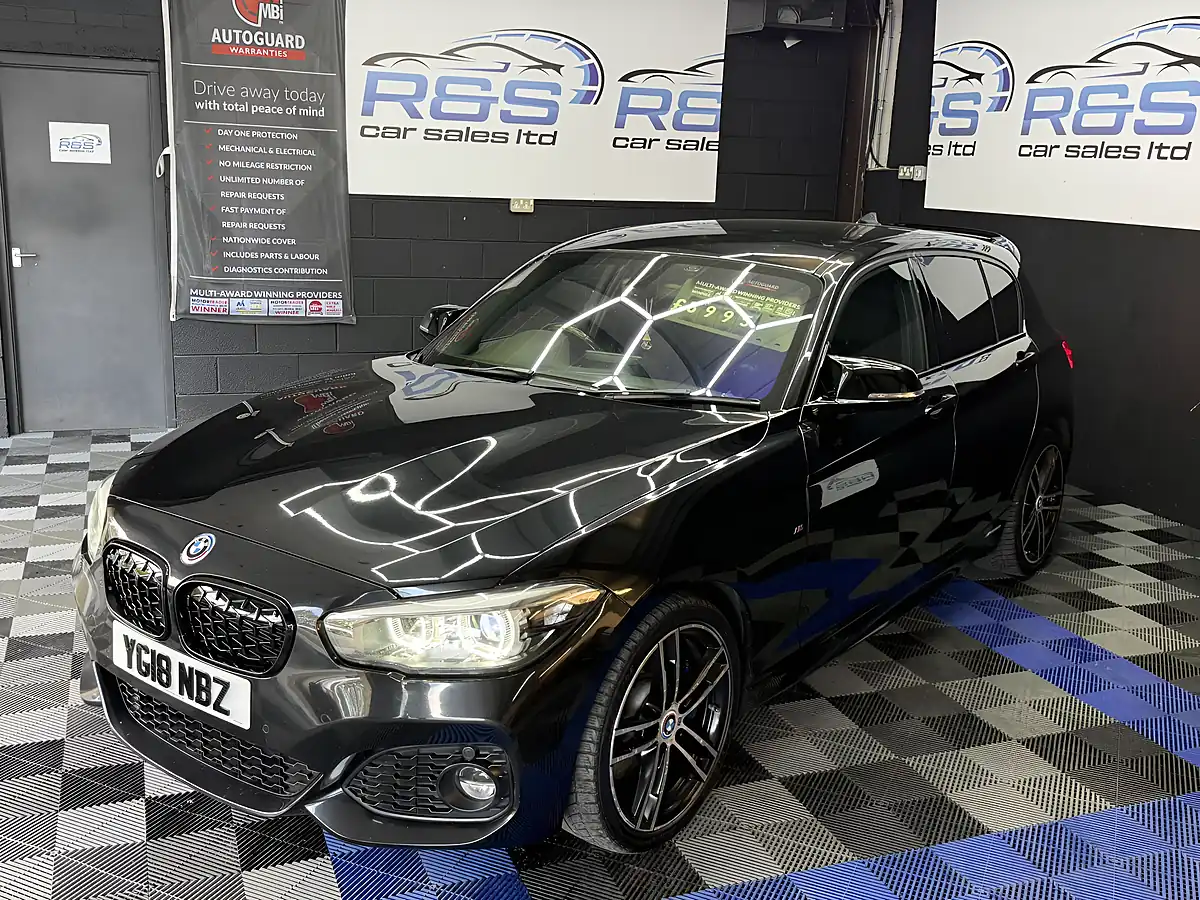 Used 2018 BMW 1 Series M Sport Shadow Edition Black - Interior and Exterior details 16
