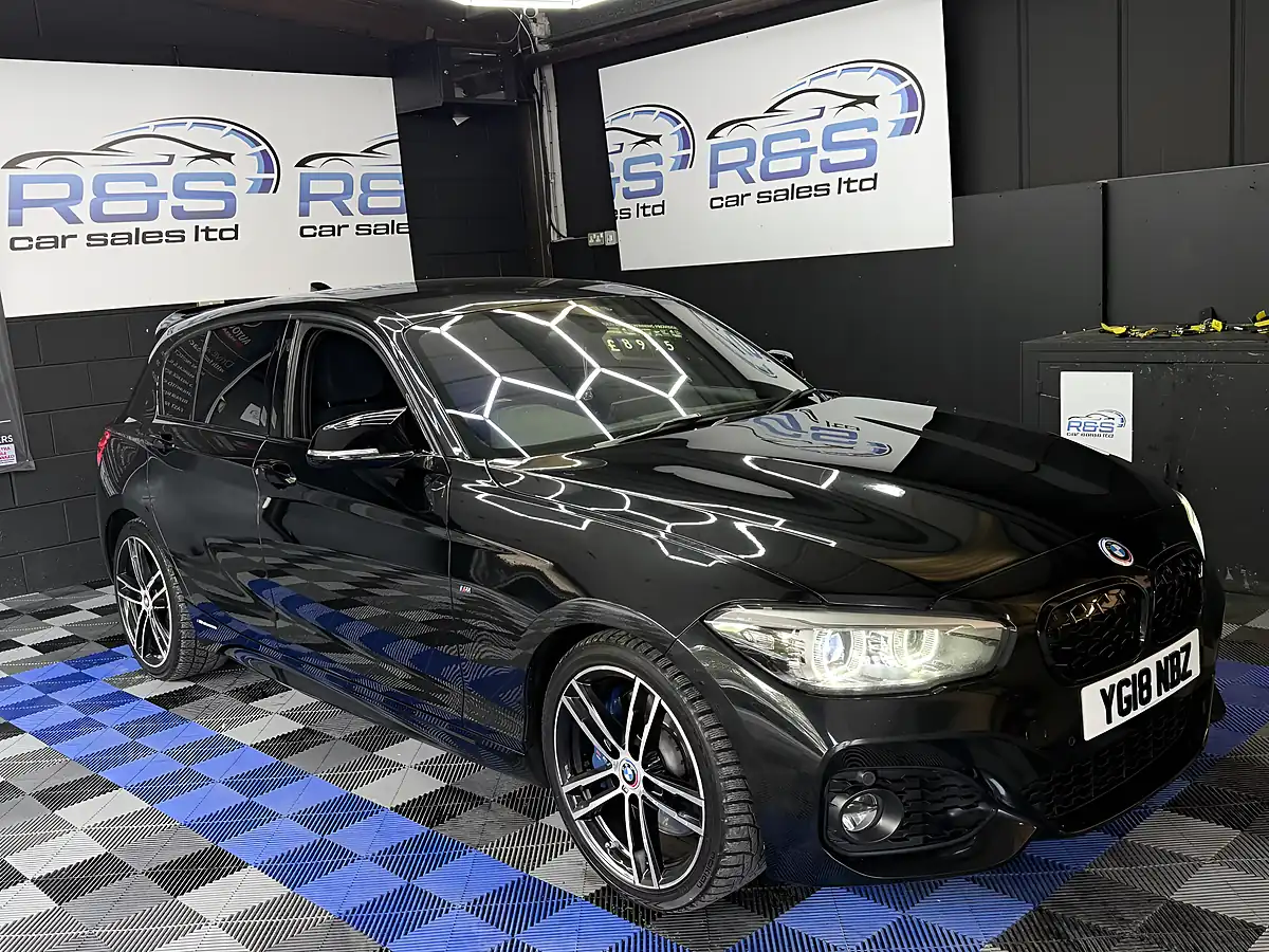Used 2018 BMW 1 Series M Sport Shadow Edition Black - Interior and Exterior details 2