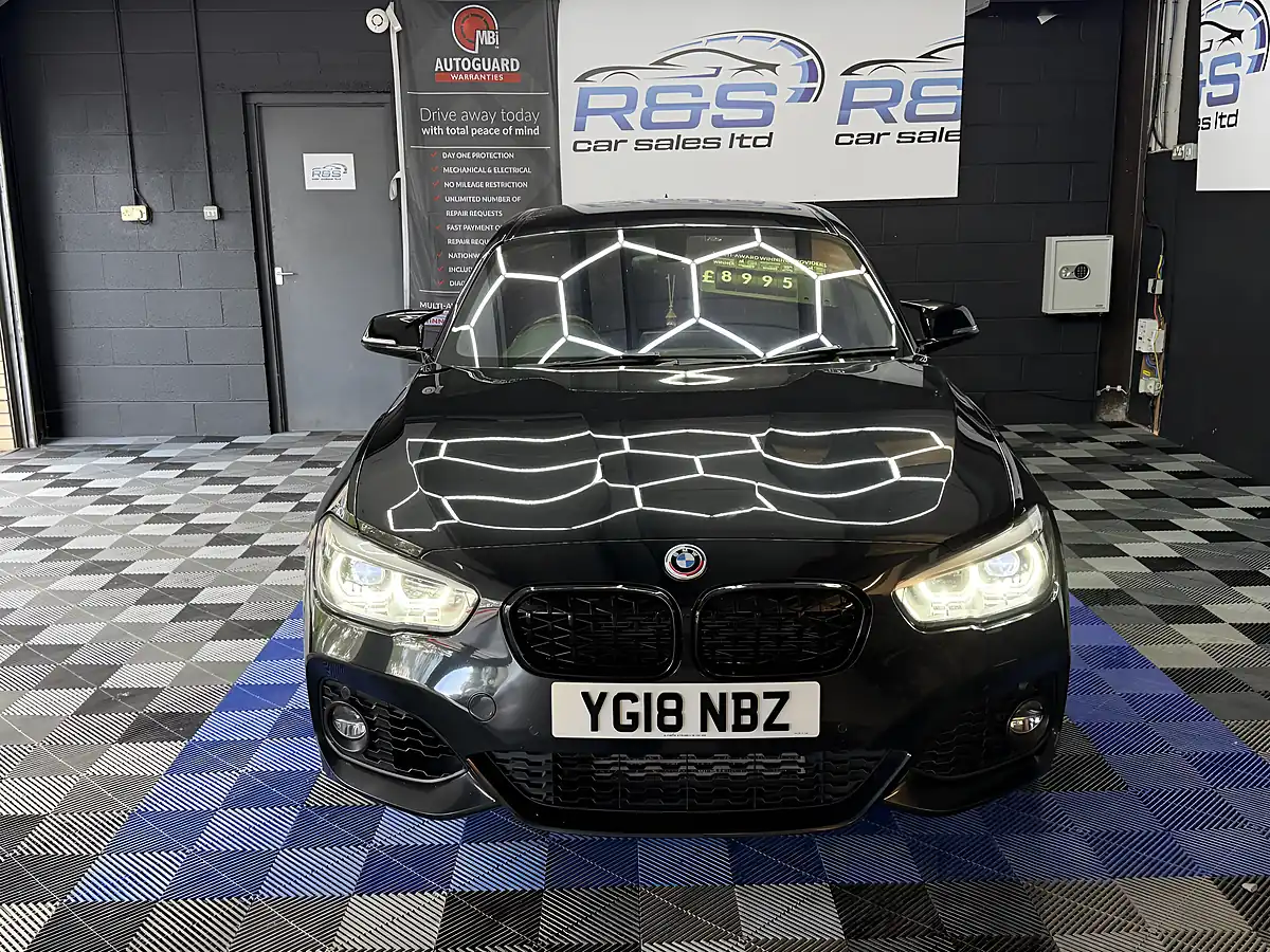 Used 2018 BMW 1 Series M Sport Shadow Edition Black - Interior and Exterior details 4