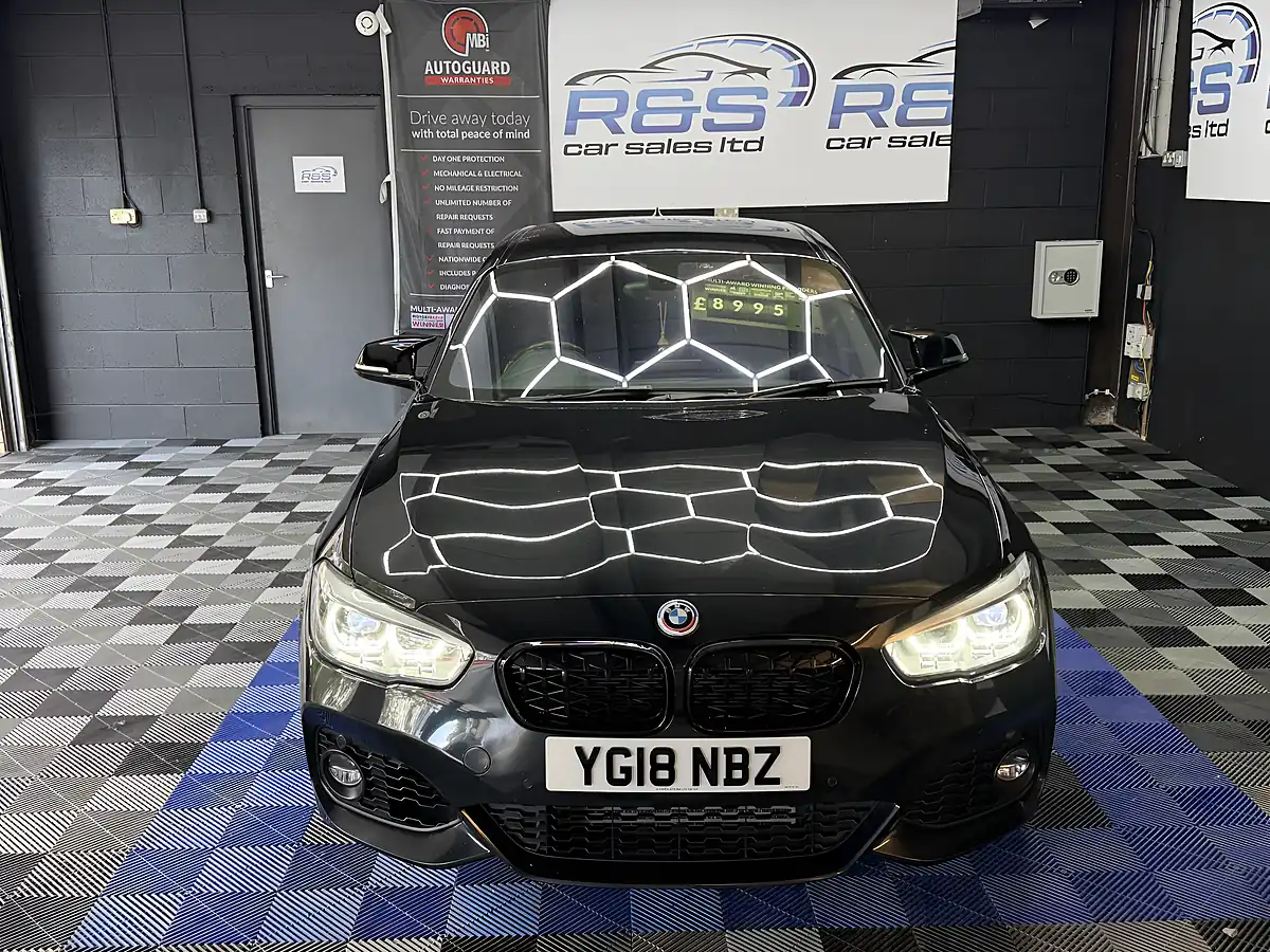 Used 2018 BMW 1 Series M Sport Shadow Edition Black - Interior and Exterior details 5