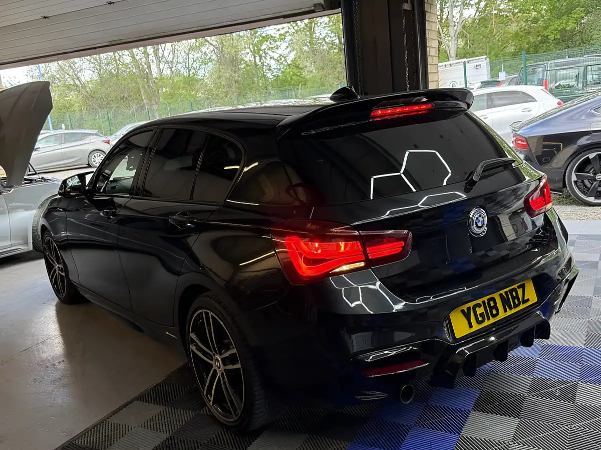 Used 2018 BMW 1 Series M Sport Shadow Edition Black - Interior and Exterior details 9