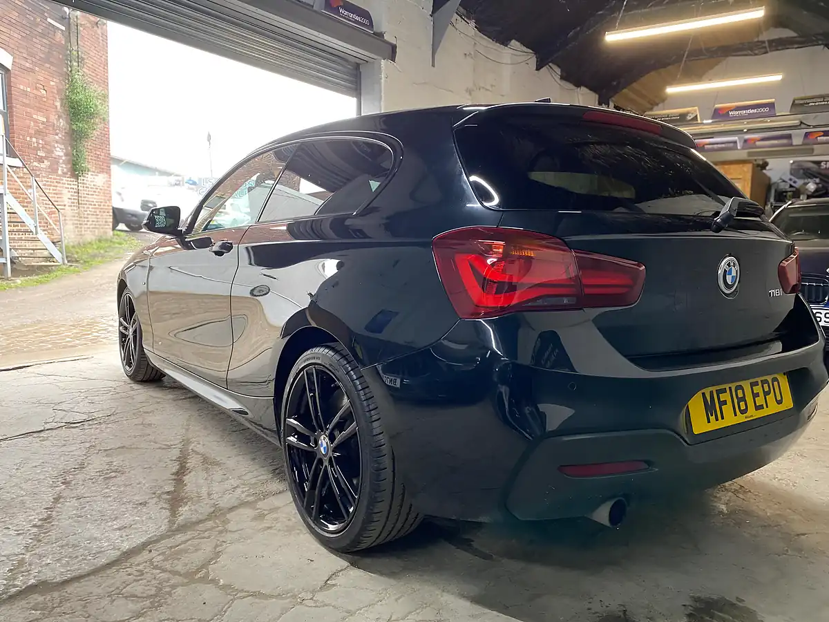 Used 2018 BMW 1 Series M Sport Shadow Edition Black - Interior and Exterior details 4