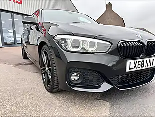 Used 2018 BMW 1 Series M Sport Shadow Edition Black - Interior and Exterior details 4