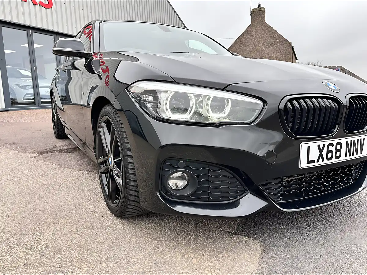 Used 2018 BMW 1 Series M Sport Shadow Edition Black - Interior and Exterior details 4
