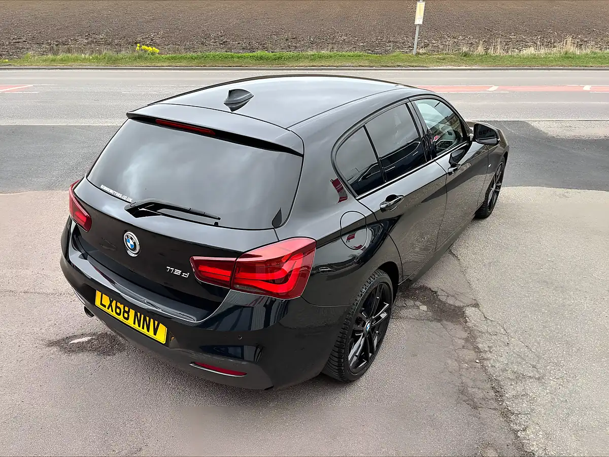 Used 2018 BMW 1 Series M Sport Shadow Edition Black - Interior and Exterior details 9