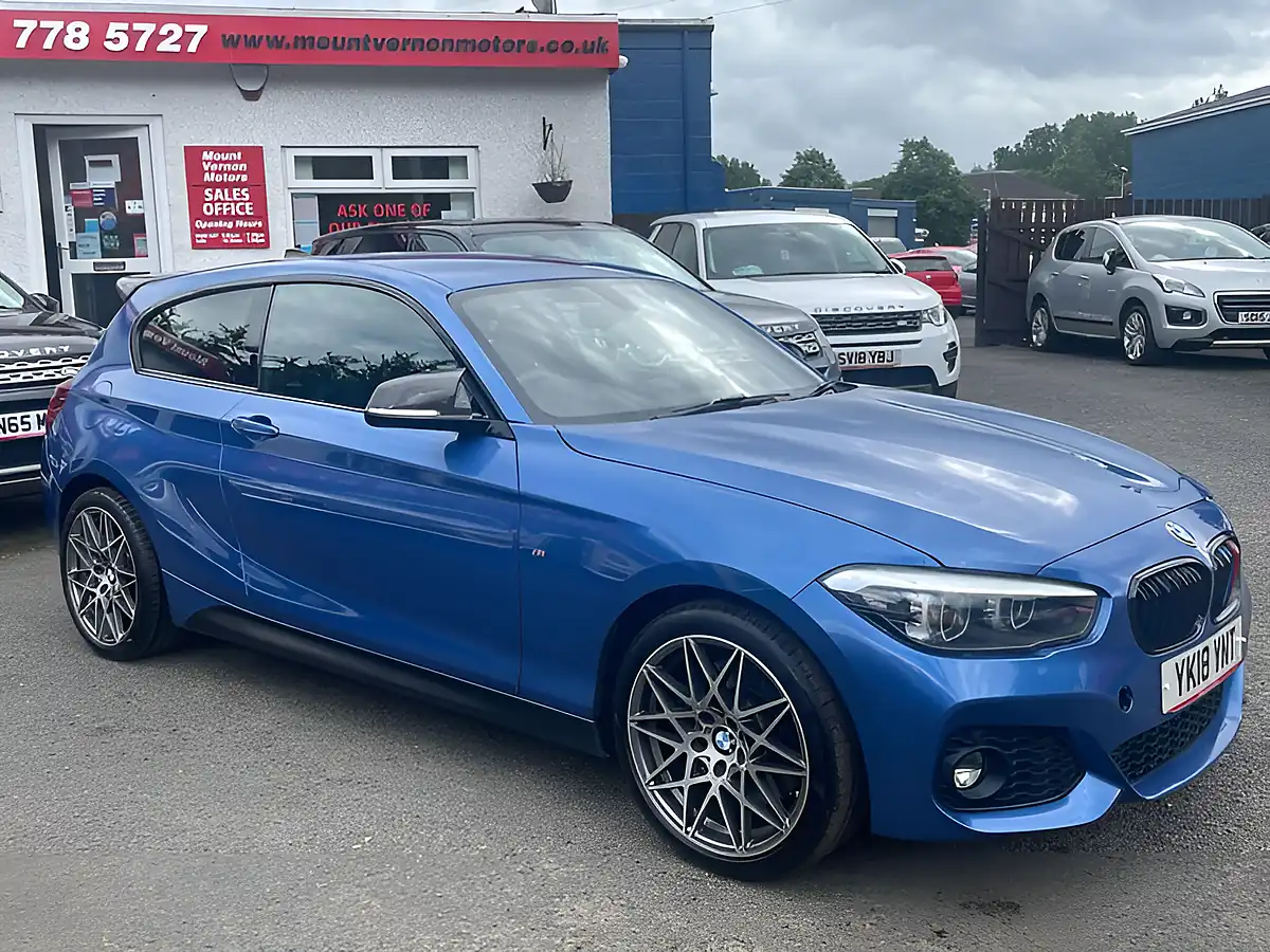 Used 2018 BMW 1 Series M Sport Shadow Edition Blue - Interior and Exterior details 12