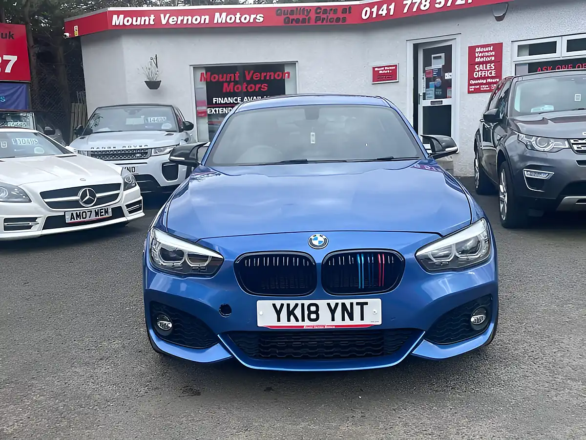 Used 2018 BMW 1 Series M Sport Shadow Edition Blue - Interior and Exterior details 13