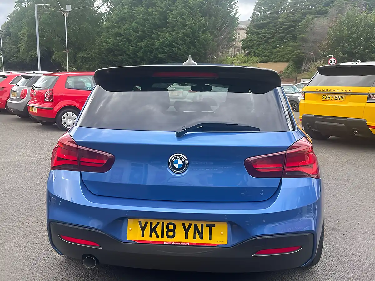 Used 2018 BMW 1 Series M Sport Shadow Edition Blue - Interior and Exterior details 9