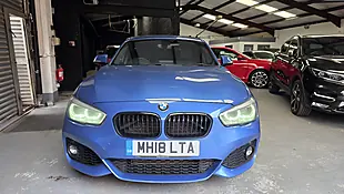 Used 2018 BMW 1 Series M Sport Shadow Edition Blue - Interior and Exterior details 2