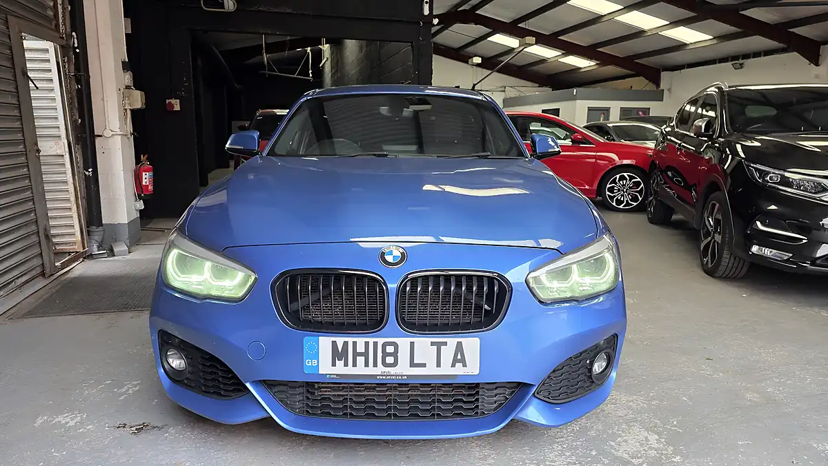 Used 2018 BMW 1 Series M Sport Shadow Edition Blue - Interior and Exterior details 2