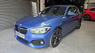 Used 2018 BMW 1 Series M Sport Shadow Edition Blue - Interior and Exterior details 3