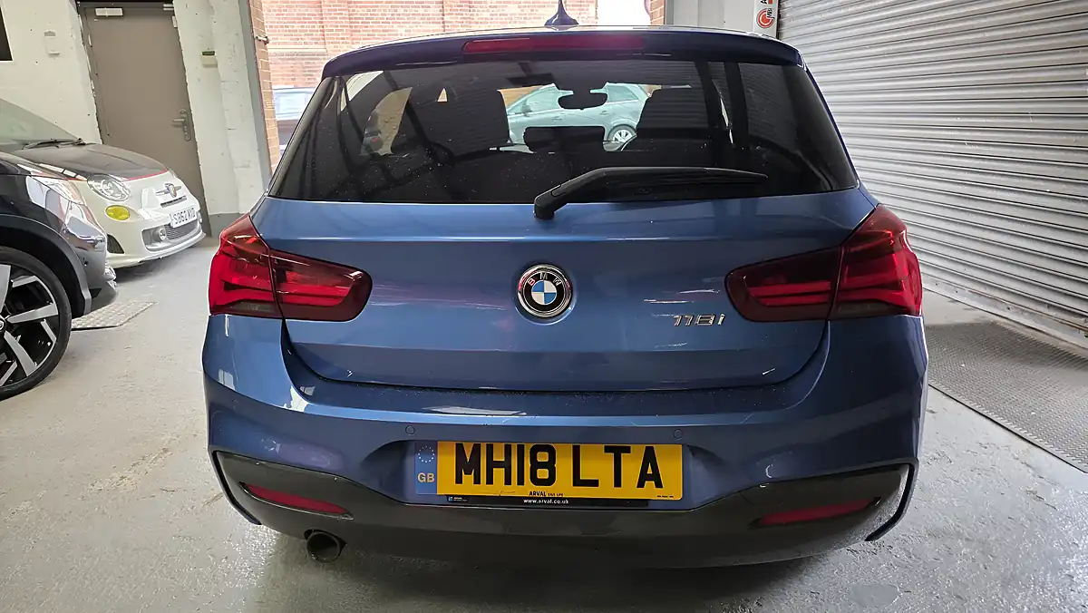Used 2018 BMW 1 Series M Sport Shadow Edition Blue - Interior and Exterior details 4