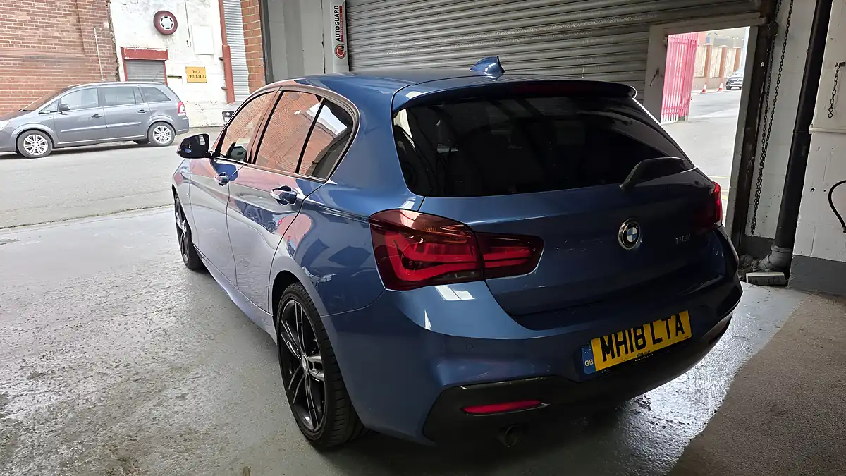 Used 2018 BMW 1 Series M Sport Shadow Edition Blue - Interior and Exterior details 5