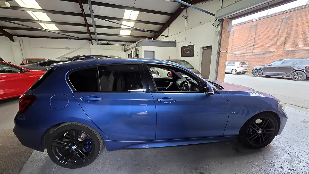 Used 2018 BMW 1 Series M Sport Shadow Edition Blue - Interior and Exterior details 7