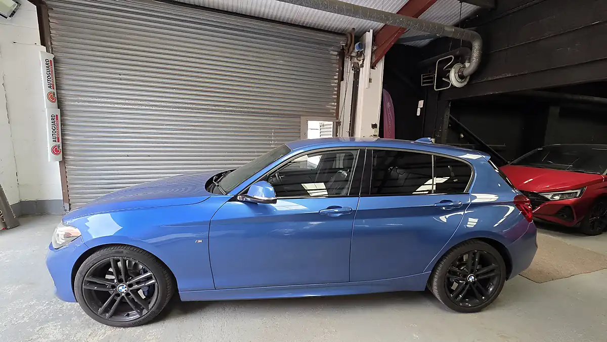 Used 2018 BMW 1 Series M Sport Shadow Edition Blue - Interior and Exterior details 8