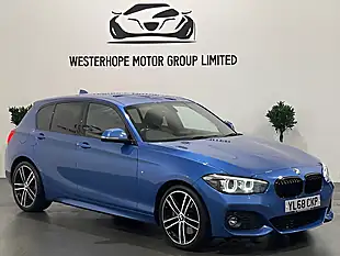 Used 2018 BMW 1 Series M Sport Shadow Edition Blue - Interior and Exterior details 7