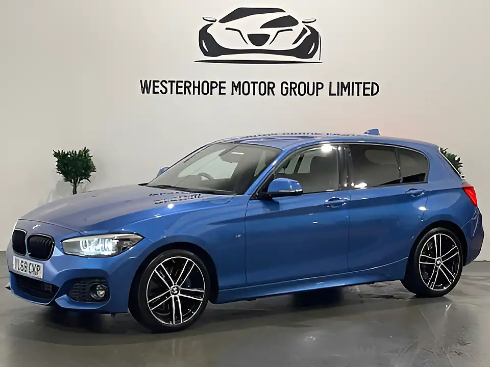 Used 2018 BMW 1 Series M Sport Shadow Edition Blue - Interior and Exterior details 8