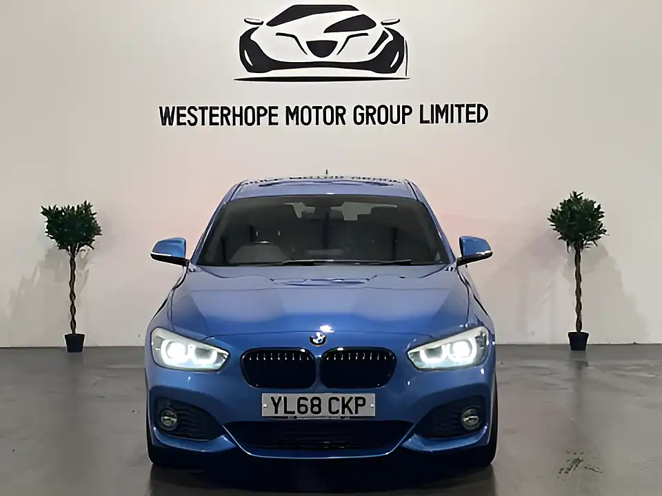 Used 2018 BMW 1 Series M Sport Shadow Edition Blue - Interior and Exterior details 9
