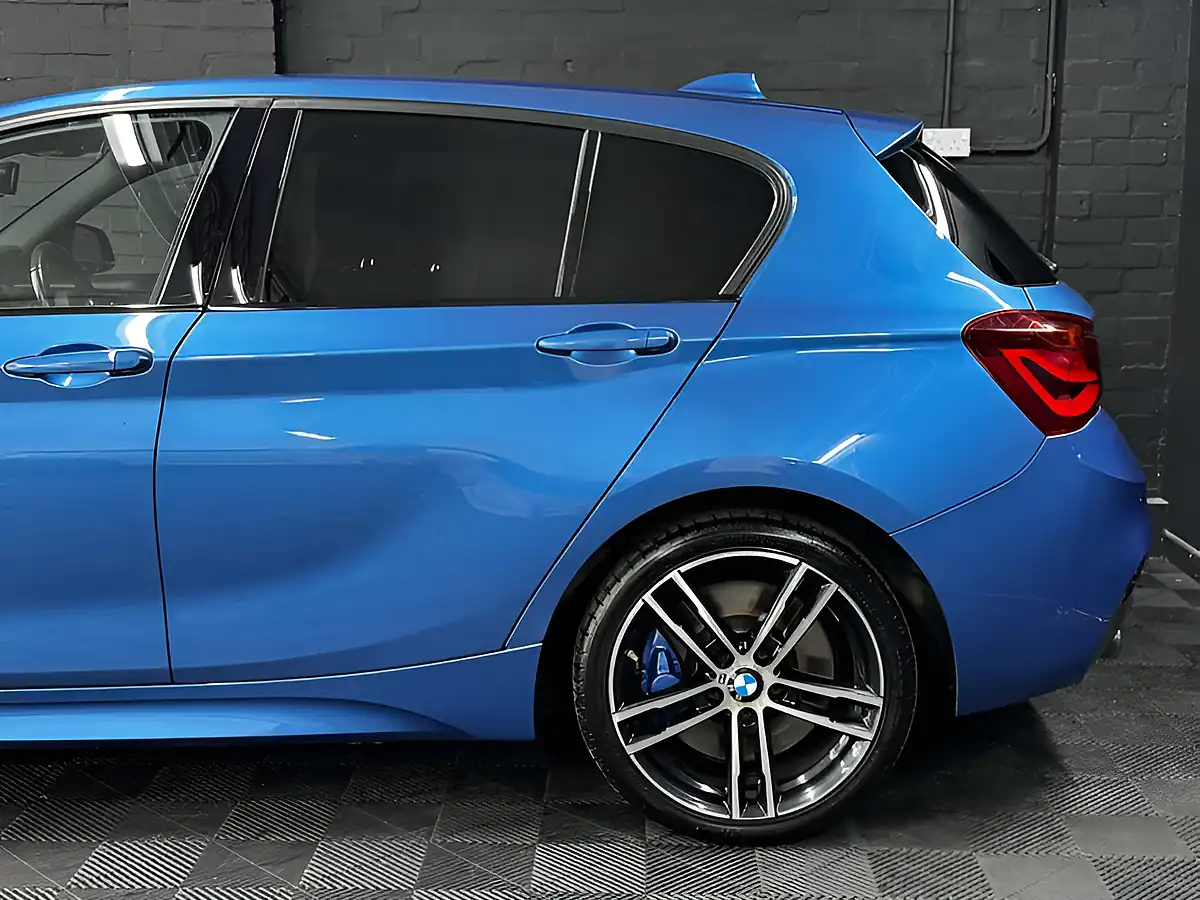 Used 2018 BMW 1 Series M Sport Shadow Edition Estoril Blue - Interior and Exterior details 16