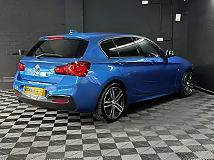 Used 2018 BMW 1 Series M Sport Shadow Edition Estoril Blue - Interior and Exterior details 17