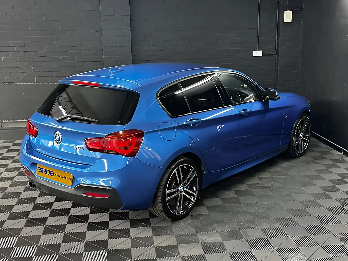 Used 2018 BMW 1 Series M Sport Shadow Edition Estoril Blue - Interior and Exterior details 18