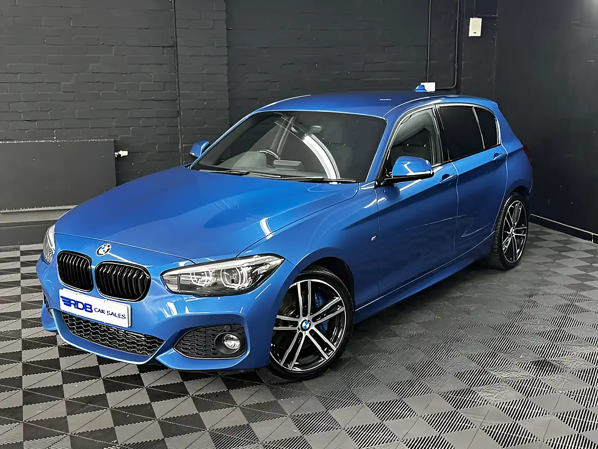 Used 2018 BMW 1 Series M Sport Shadow Edition Estoril Blue - Interior and Exterior details 2