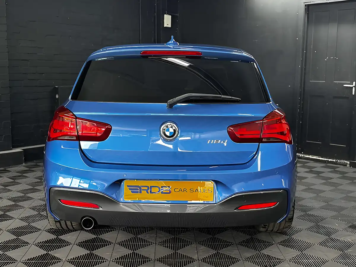 Used 2018 BMW 1 Series M Sport Shadow Edition Estoril Blue - Interior and Exterior details 20