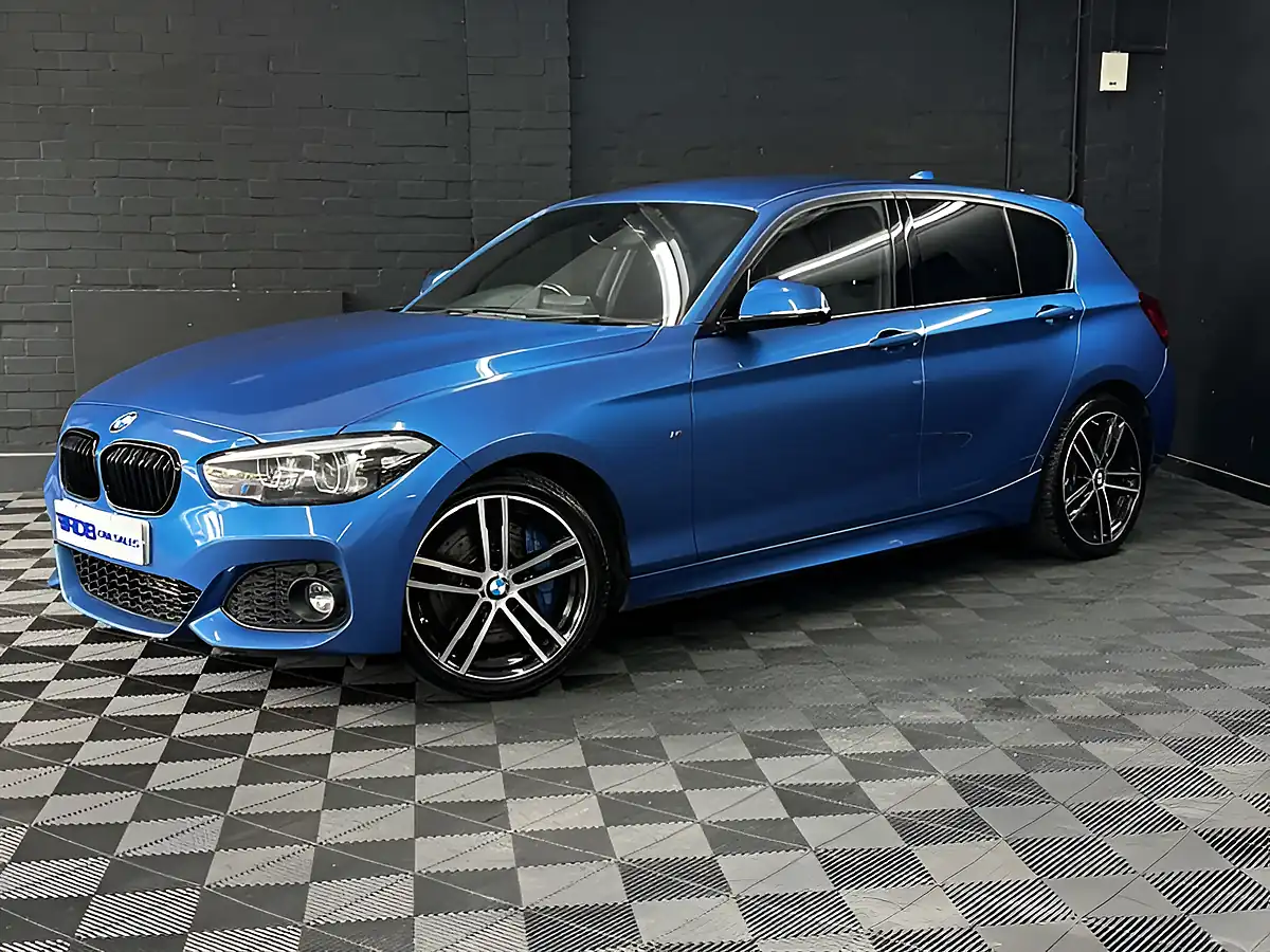 Used 2018 BMW 1 Series M Sport Shadow Edition Estoril Blue - Interior and Exterior details 3