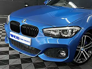 Used 2018 BMW 1 Series M Sport Shadow Edition Estoril Blue - Interior and Exterior details 4