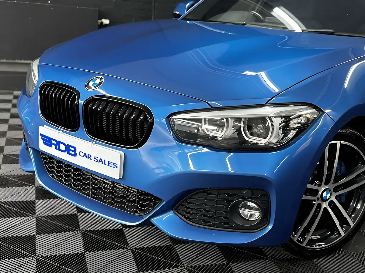 Used 2018 BMW 1 Series M Sport Shadow Edition Estoril Blue - Interior and Exterior details 4