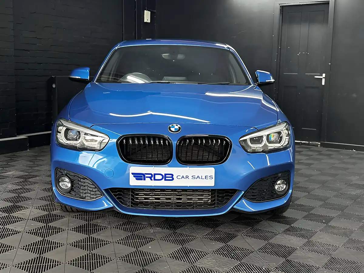Used 2018 BMW 1 Series M Sport Shadow Edition Estoril Blue - Interior and Exterior details 5