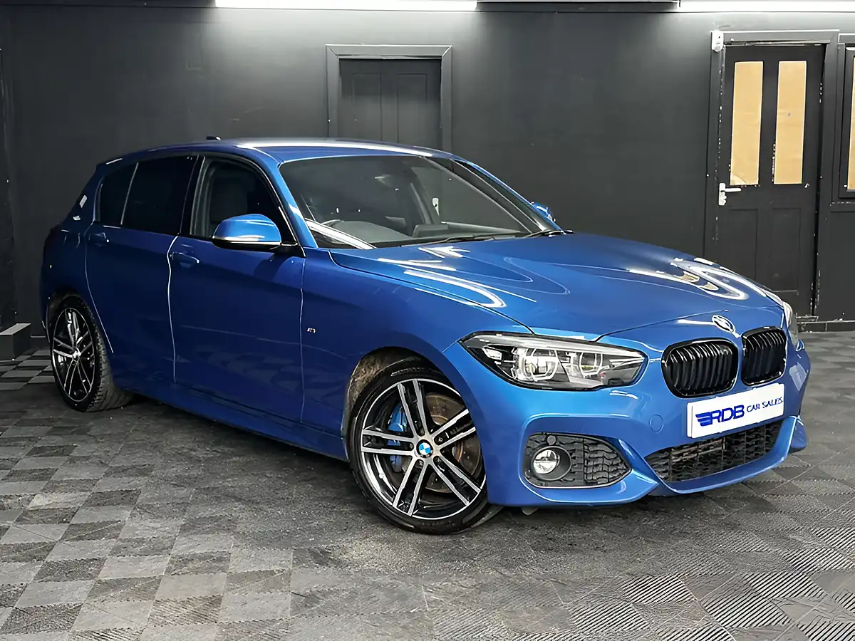 Used 2018 BMW 1 Series M Sport Shadow Edition Estoril Blue - Interior and Exterior details 7