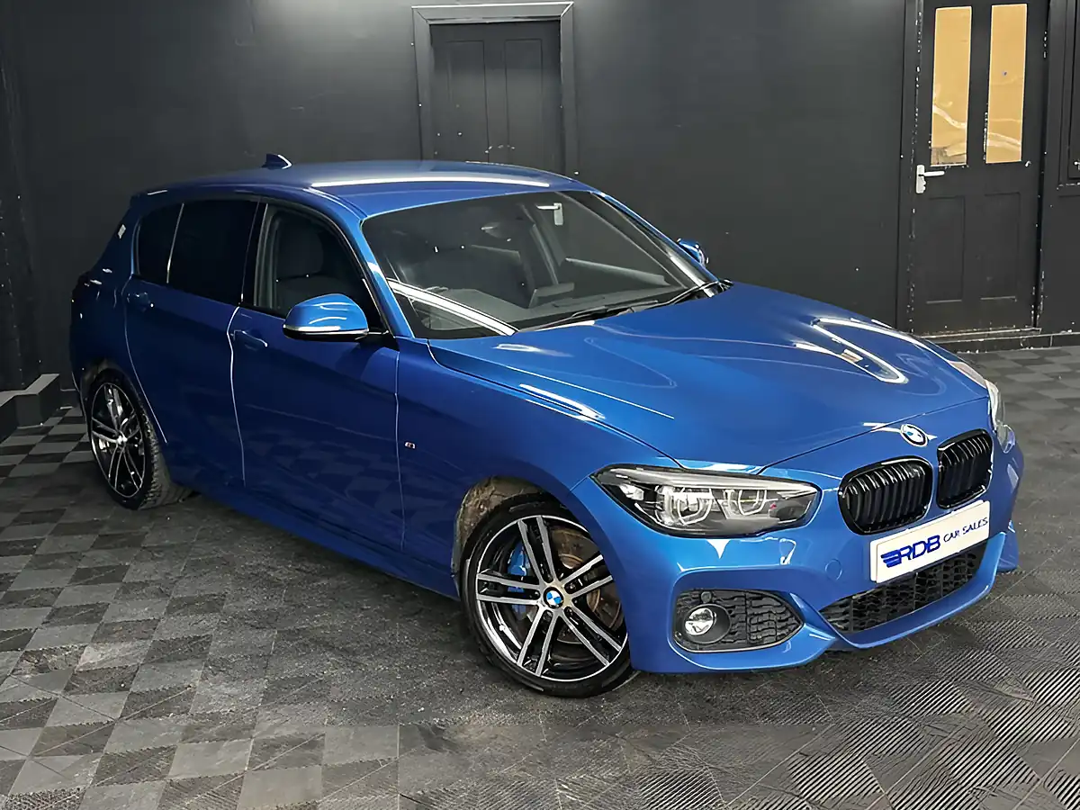 Used 2018 BMW 1 Series M Sport Shadow Edition Estoril Blue - Interior and Exterior details 8