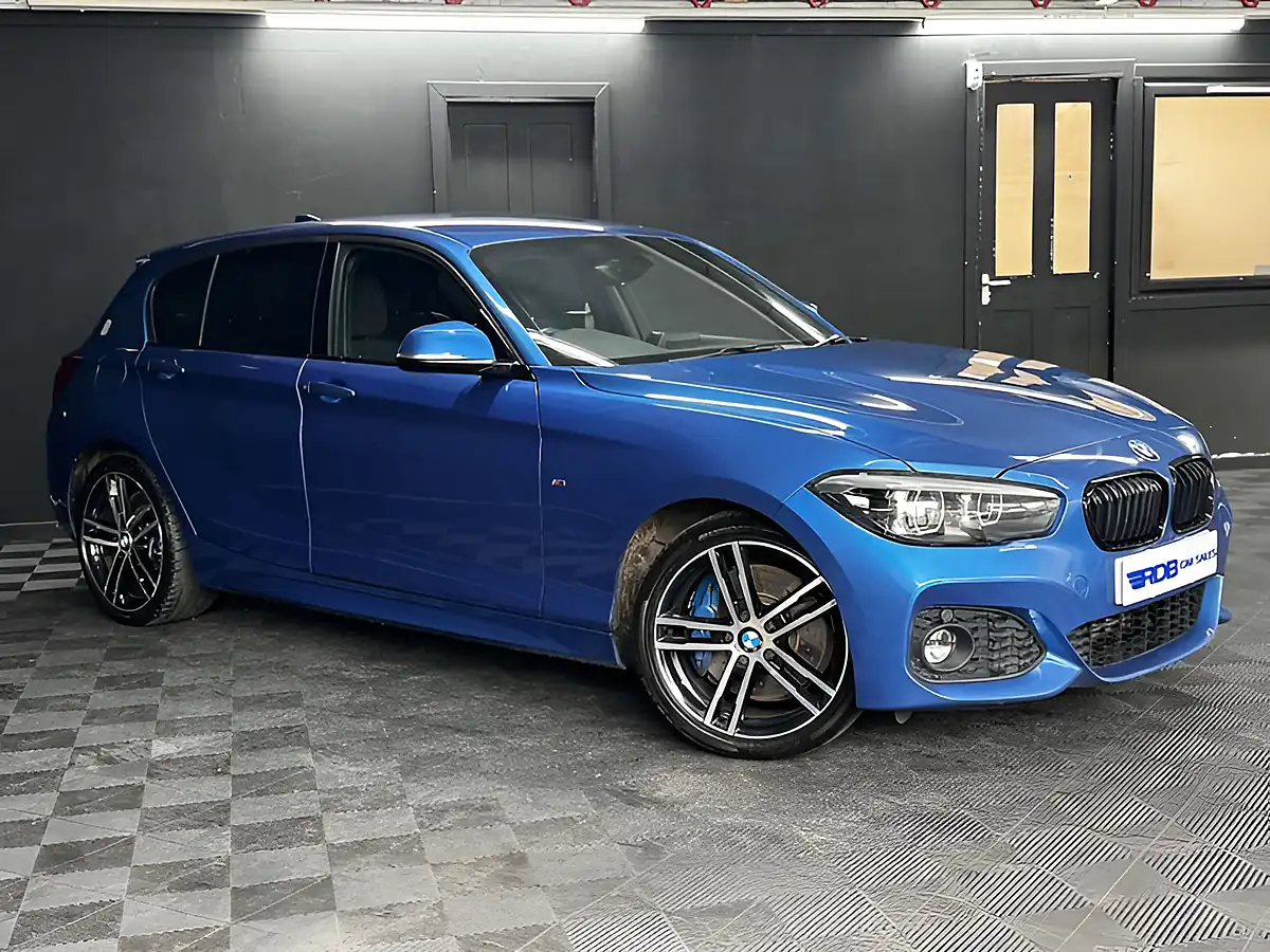 Used 2018 BMW 1 Series M Sport Shadow Edition Estoril Blue - Interior and Exterior details 9