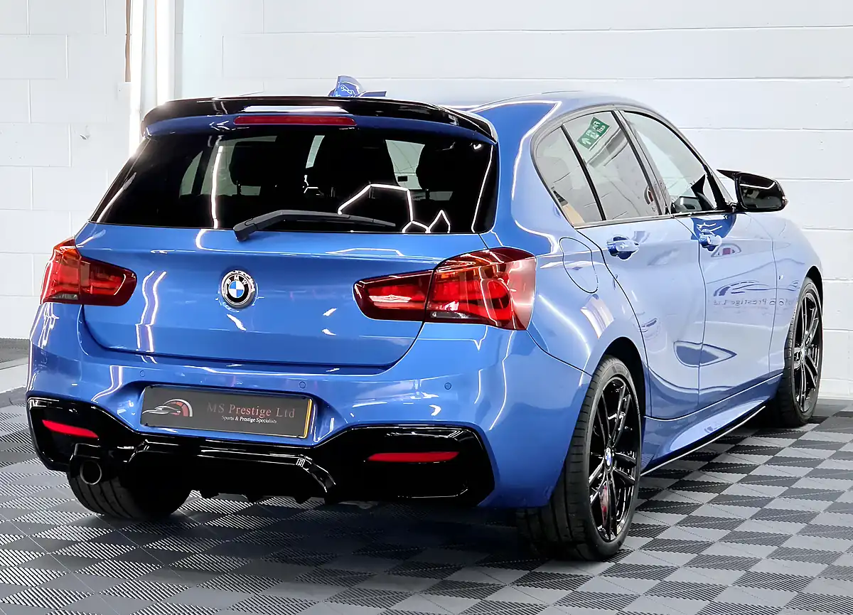 Used 2018 BMW 1 Series M Sport Shadow Edition Estoril Blue - Interior and Exterior details 10