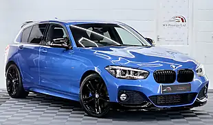 Used 2018 BMW 1 Series M Sport Shadow Edition Estoril Blue - Interior and Exterior details 2