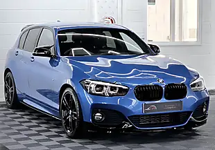 Used 2018 BMW 1 Series M Sport Shadow Edition Estoril Blue - Interior and Exterior details 4