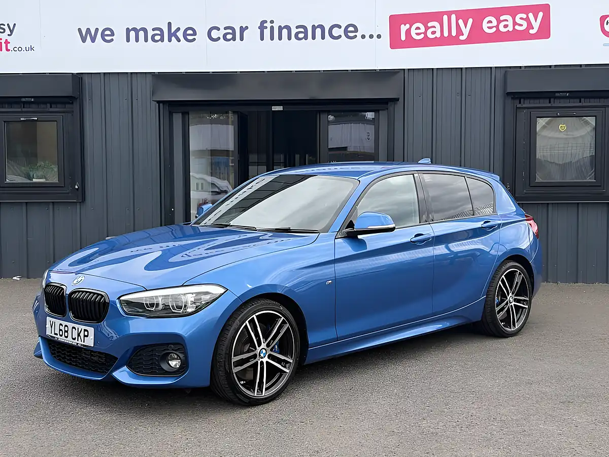 Used 2018 BMW 1 Series M Sport Shadow Edition Estoril Blue - Front View